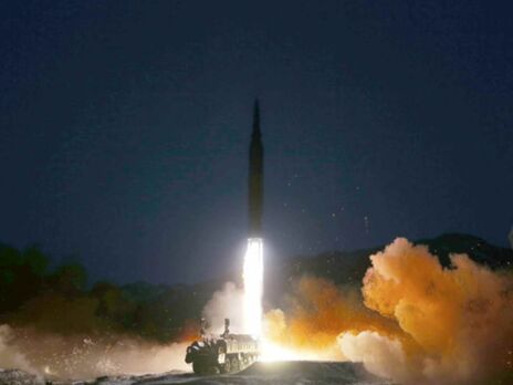 У КНДР удруге за тиждень випробували балістичну ракету. Пхеньян повідомив, що за запуском спостерігав Кім Чен Ин