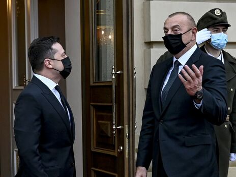 Алиев приехал в Украину с официальным визитом впервые с момента вступления Зеленского в должность президента