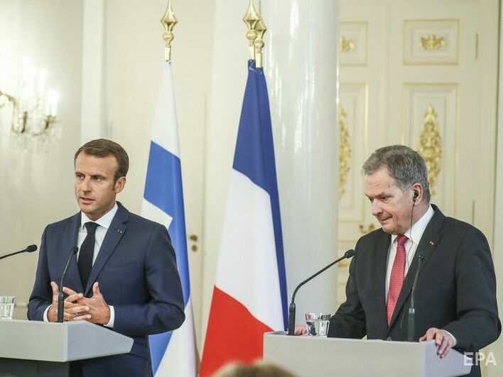 "Важно, чтобы и голос Европы был ясно слышен". Президенты Франции и Финляндии обсудили ситуацию вокруг Украины