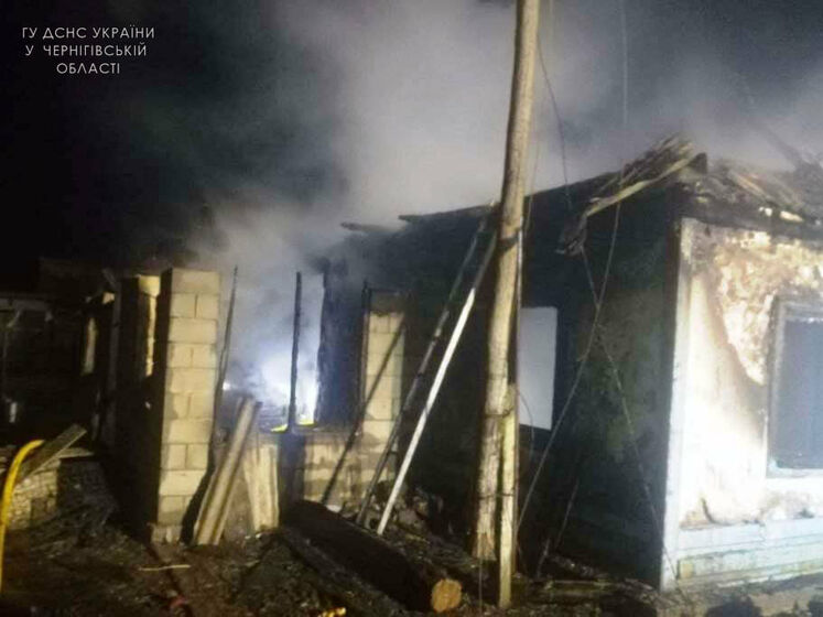 У Чернігівській області внаслідок пожежі загинуло четверо людей, троє з них діти – ДСНС