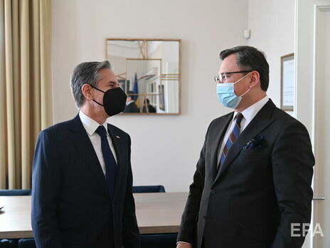 Блінкен обговорив із Кулебою підсумки зустрічей у Європі щодо ситуації навколо України