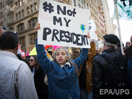 #NotMyPresident. Противники Трампа объединились в альянс