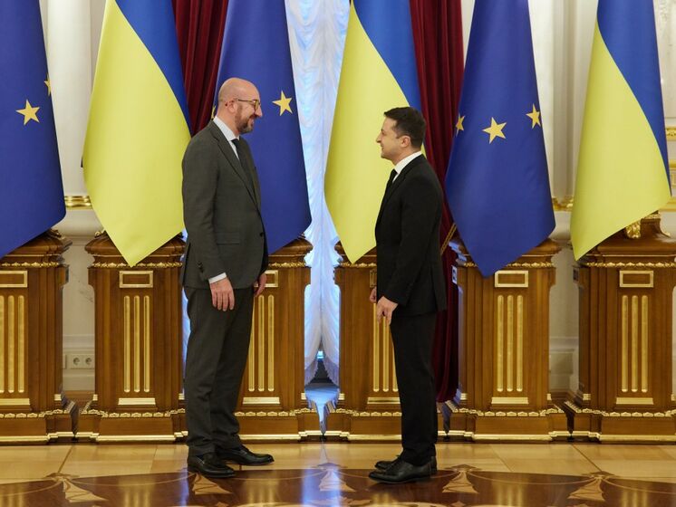 Зеленський обговорив із головою Євроради превентивні санкції проти РФ