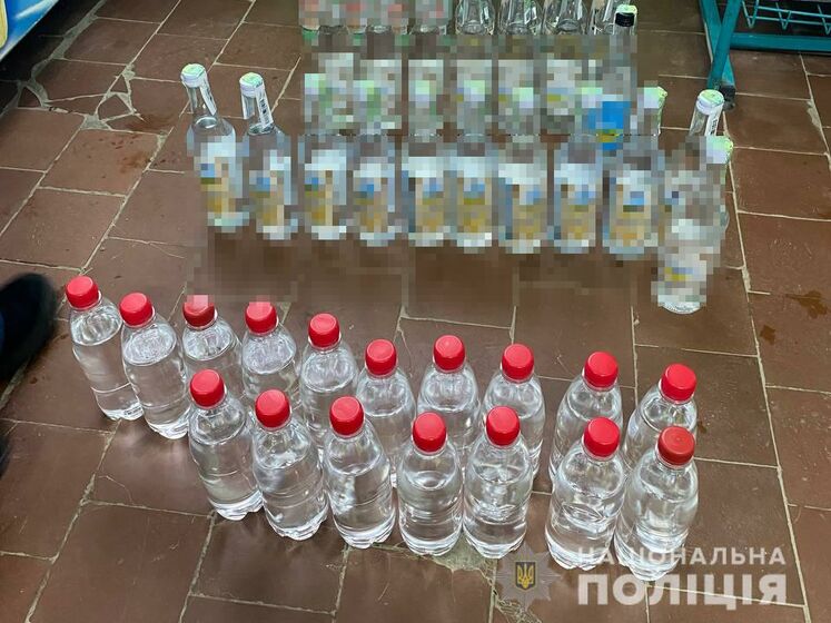 В Черновицкой области полиция изъяла фальсифицированный алкоголь на 1 млн грн