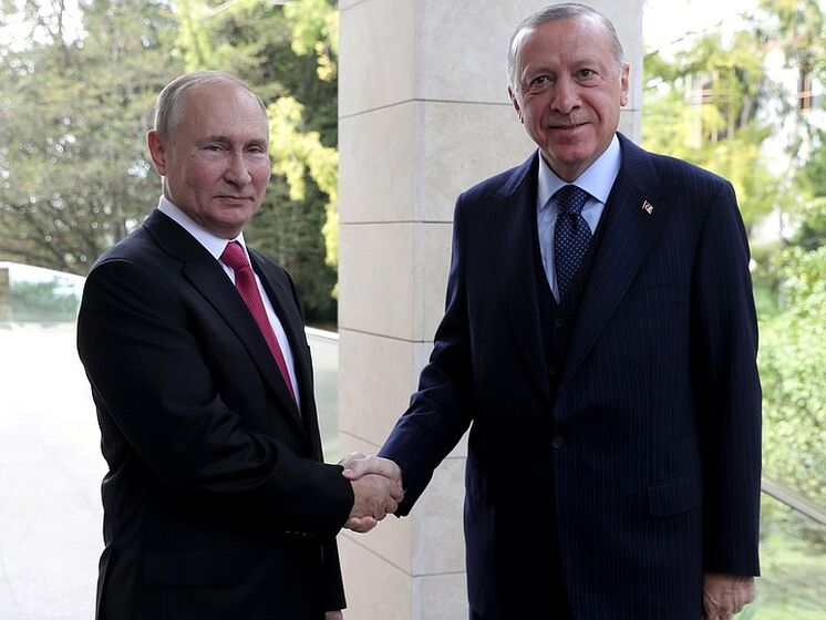 Путин "с благодарностью" принял приглашение Эрдогана посетить Анкару. Президент Турции предлагал организовать его встречу с Зеленским