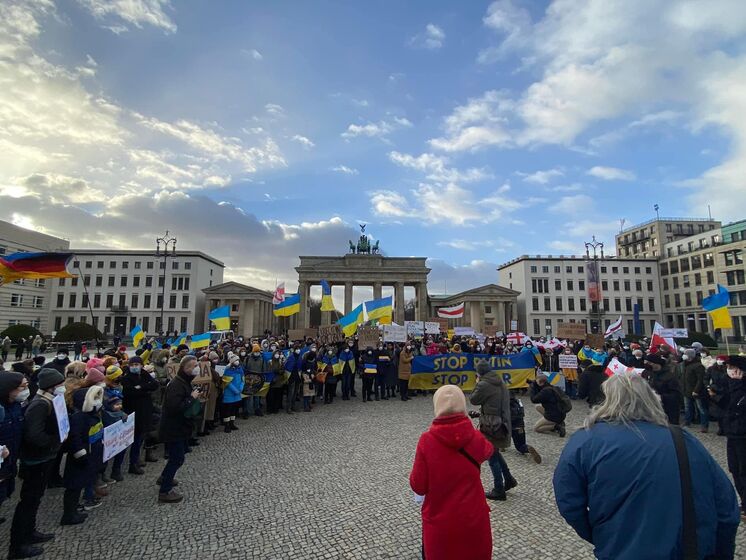 В Германии прошли акции протеста против войны в Украине 