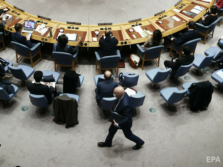 Представник Росії покинув засідання Радбезу ООН щодо російської агресії перед виступом Кислиці