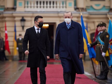 В ходе визита Эрдогана в Киев Украина и Турция подписали восемь соглашений