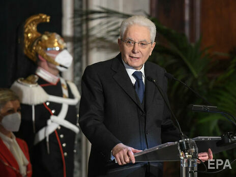 Президент Италии в инаугурационной речи: Мы не должны мириться с тем, что без всякого повода снова поднимается ветер войны над континентом