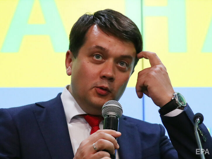 Разумков заявил, что при создании своей партии не собирается ни с кем объединяться