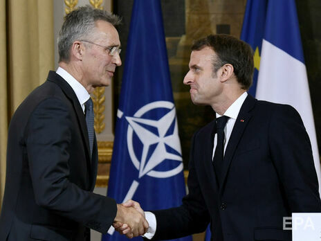 Столтенберг обсудил с Макроном наращивание российских военных сил в Украине и вокруг нее