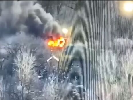 Боевики уничтожили грузовик украинской стороны СЦКК возле 