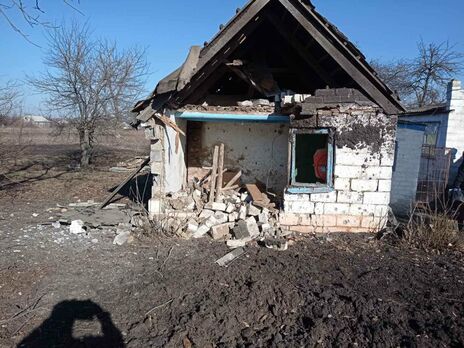 Кириленко опублікував фото зруйнованих будинків у Мар'їнці та селищі Побєда