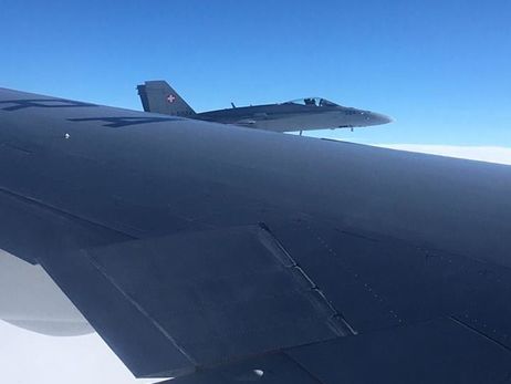 РФ направила Швейцарии ноту в связи с приближением истребителей ВВС страны к самолету с российской делегацией