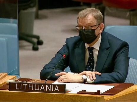 Представитель Литвы в ООН: Мы хотели бы, чтобы Россия воздержалась от использования вето, когда она воюет с Украиной