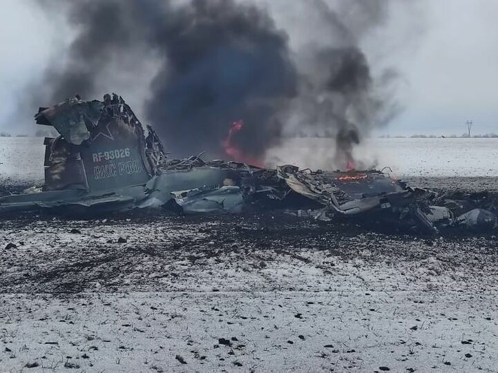 Под Волновахой сбили очередной вражеский штурмовик Су-25