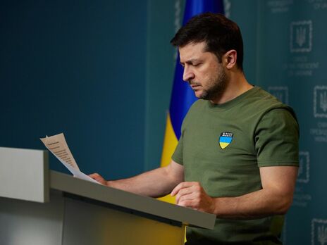 Зеленський: Ворог завів на територію України абсолютну більшість своїх військ