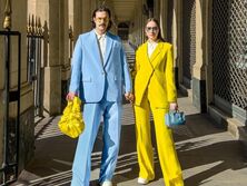 Неделя моды в Милане и Париже в цветах флага Украины: 12 фото