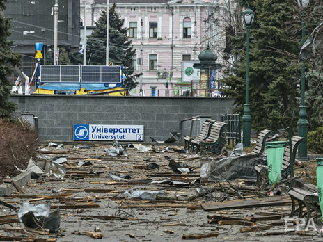 Российские оккупанты обстреливают Харьков больше недели