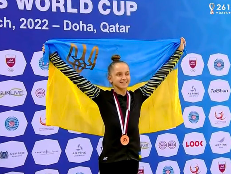 Українська гімнастка на етапі Кубка світу не вийшла на подіум із росіянками