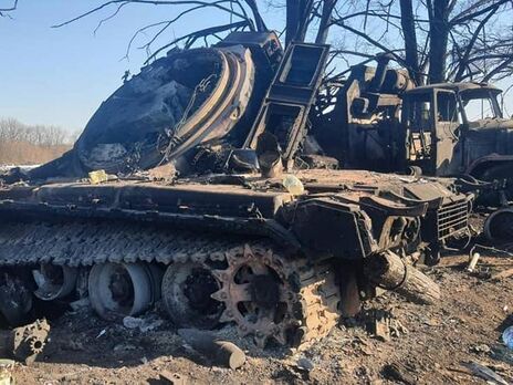 Украинские военные уничтожили колонну российской техники в Сумской области