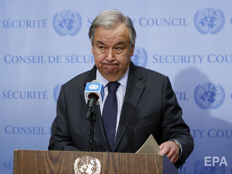 Генсек ООН заявил, что война в Украине может вызвать 