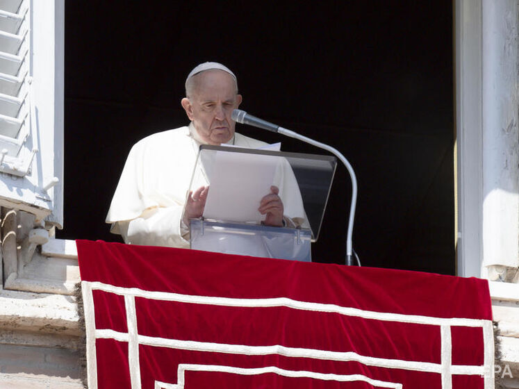 Папа римский: Умоляю всех деятелей международного сообщества по-настоящему прилагать усилия, чтобы прекратить отвратительную войну против Украины