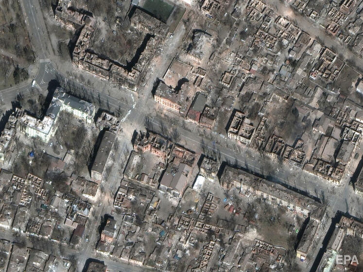 В центре Мариуполя уничтожены целые кварталы. Опубликованы новые снимки со спутника