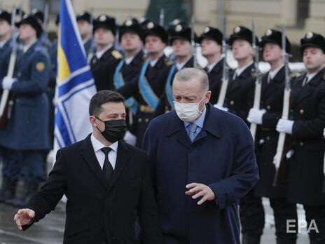 Зеленський назвав Ердогана "справжнім другом" України