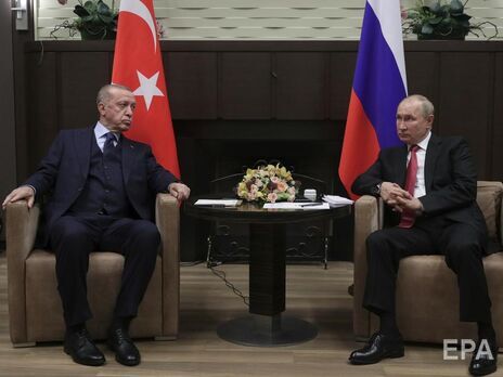 Эрдоган сообщил Путину о готовности Турции организовать его встречу с Зеленским
