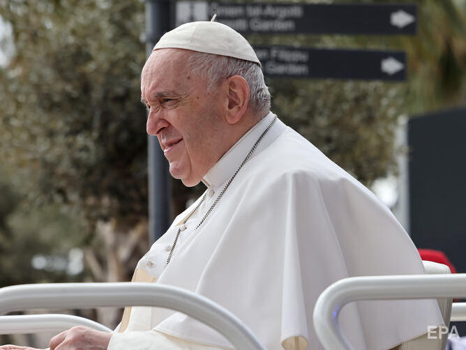 Папа Франциск: Нехай розпочнеться великоднє перемир’я. Але не для того, щоби перезарядити зброю та знову воювати