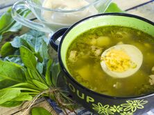 Зеленый борщ из весенней зелени. Рецепт от кулинарного эксперта