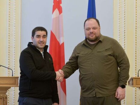 Делегація парламенту Грузії прибула в Україну. Стефанчук попросив Папуашвілі розглянути можливість введення санкцій проти РФ