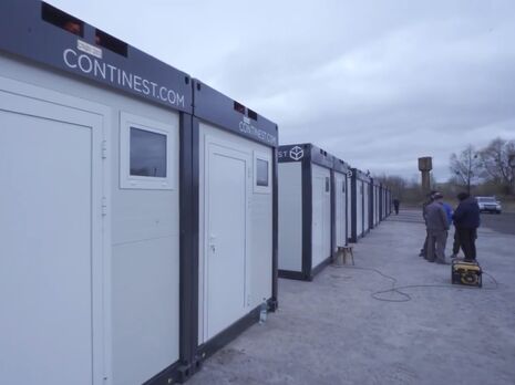 У Бородянку доправлено перші модульні будинки – Офіс президента