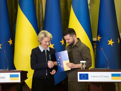Україна заповнила опитувальник про вступ до Євросоюзу – Офіс президента