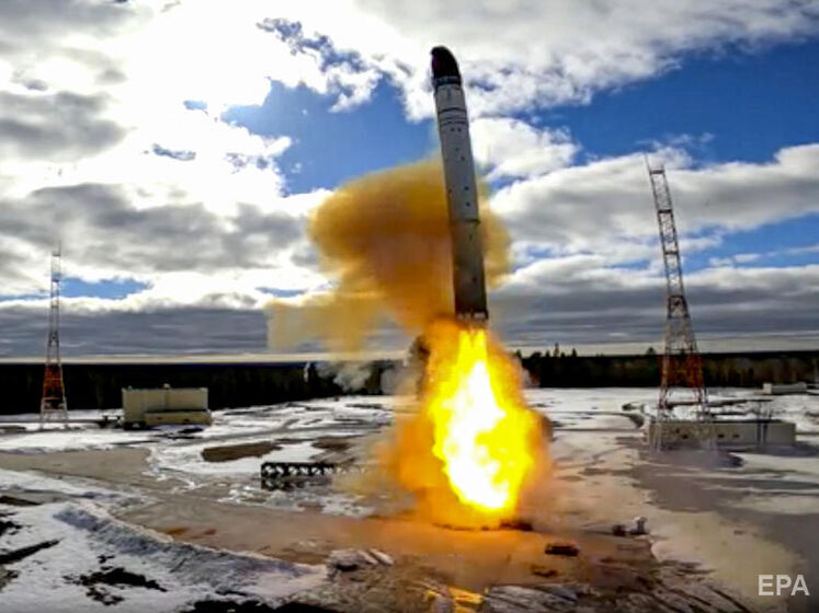 "Наибольшая в мире дальность поражения целей". В России заявили об успешном испытательном пуске новой межконтинентальной ракеты "Сармат"