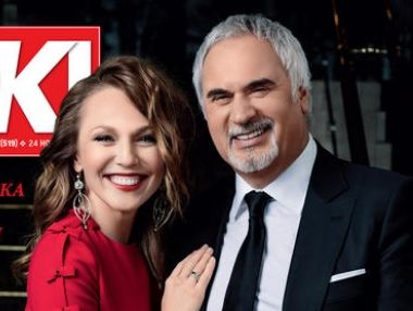 Меладзе и Джанабаева снялись вместе для обложки журнала OK!