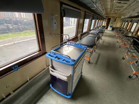 В Україні почав курсувати евакуаційний медпоїзд – МОЗ