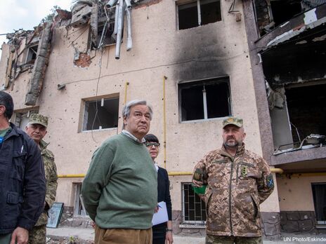 Генсек ООН шокирован тем, что РФ обстреляла Киев во время его визита – BBC
