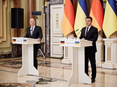 Шольц и Зеленский 11 мая провели "очередные переговоры", отметил президент Украины