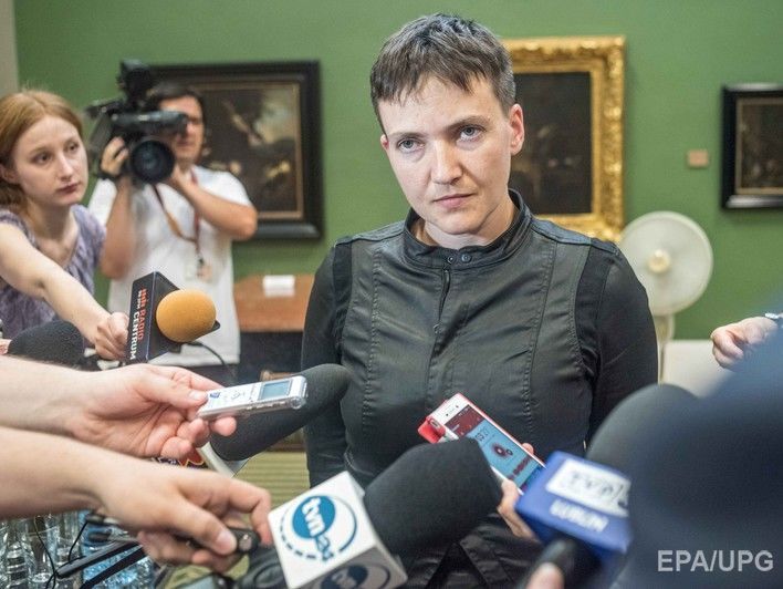 Савченко заявила о готовности сформировать общественную организацию "Народний рух"