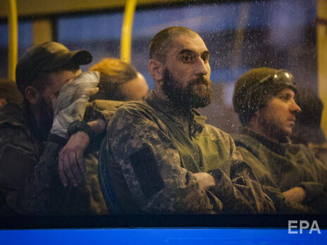 Красный Крест посетил украинских бойцов, которые вышли с 