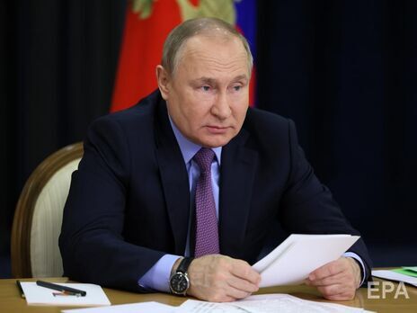 По словам Буданова, Путин (на фото) планировал захватить всю территорию левобережной Украины