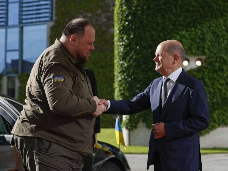 Стефанчук в Германии встретился с Шольцем и Штайнмайером. Говорили о европейской перспективе Украины и предоставлении вооружения