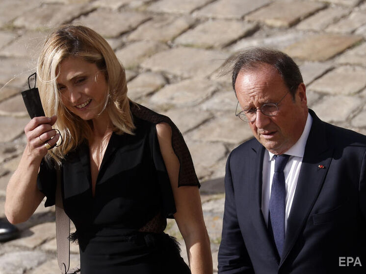 Экс-президент Франции Олланд женился на актрисе Гайе. Она стала его первой официальной женой