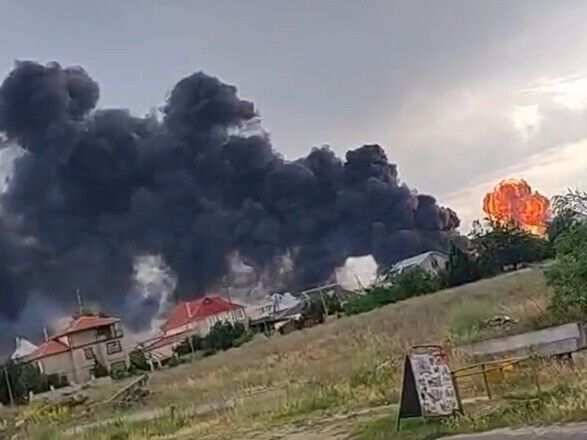 ЗСУ знищили російський склад боєприпасів у окупованій Новій Каховці – Херсонська ОВА