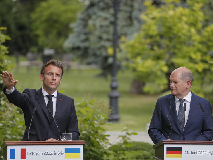 Германия и Франция не будут требовать от Украины уступок – Макрон и Шольц о переговорах с РФ