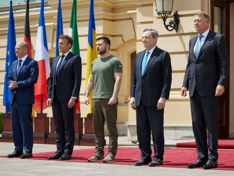Шольц, Макрон и Драги, вероятно, просили Зеленского возобновить переговоры с Путиным – СМИ