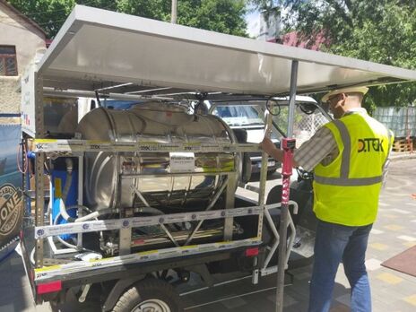 ДТЭК вместе с AFTA Group передал Николаеву мобильную систему очистки воды