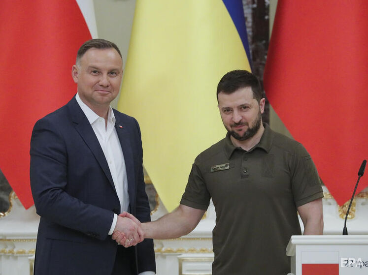 Зеленський подякував Дуді за військову допомогу та підтримку надання Україні статусу кандидата на членство у ЄС
